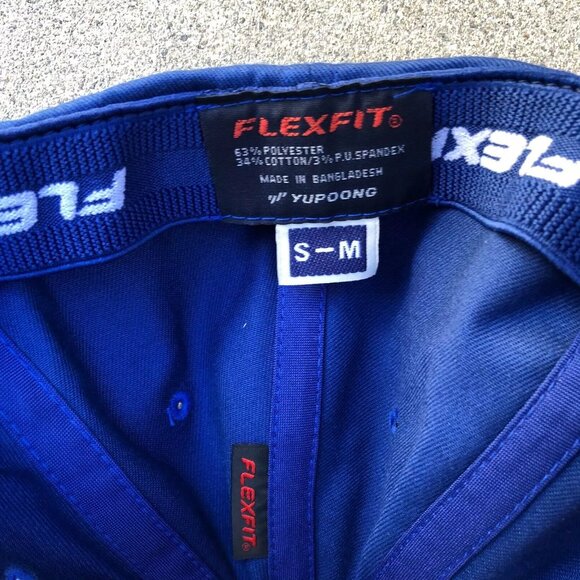 YUPOONG UCSB UC Santa Barbara Gauchos Fitted Hat Men's S/M Blue Embroidered Cap - Picture 5 of 5